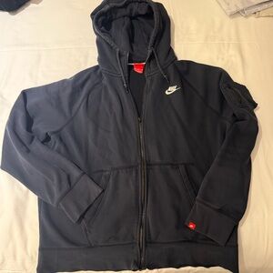 Nike Men's Dark Gray Hoodie Jacket